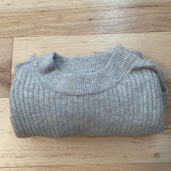 Oversized Wool Blend Sweater L - Picture 2 of 4